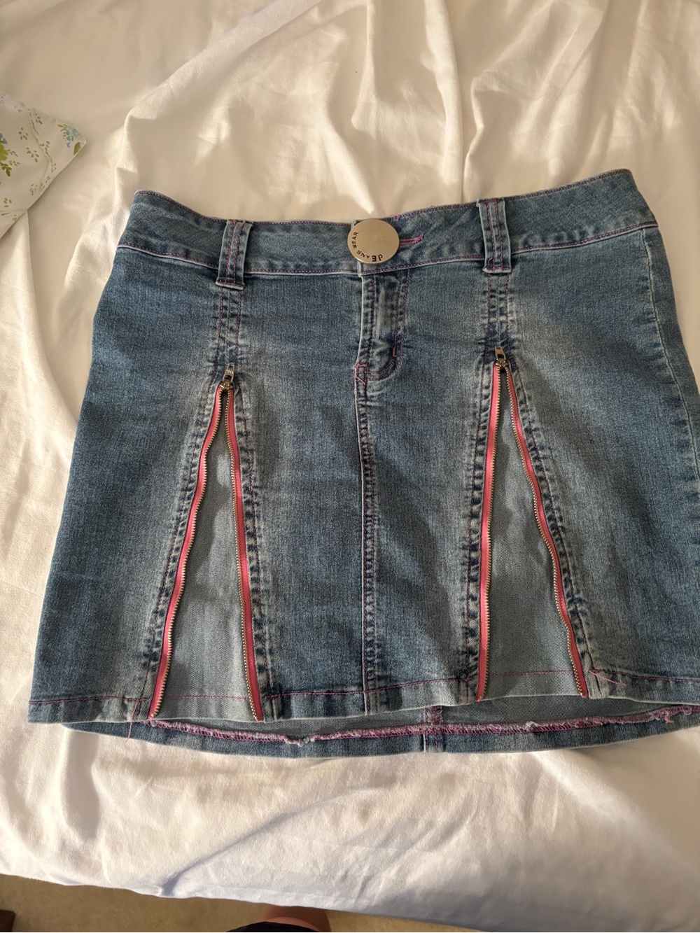 Vintage Denim Skirt SZ XL